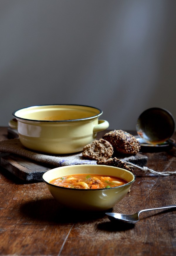 Wintery oxtail noodle soupSouth African foods