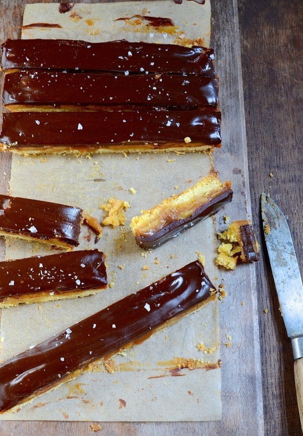 Salted chocolate toffee apple bars Bibby’s Kitchen 36 Sharing