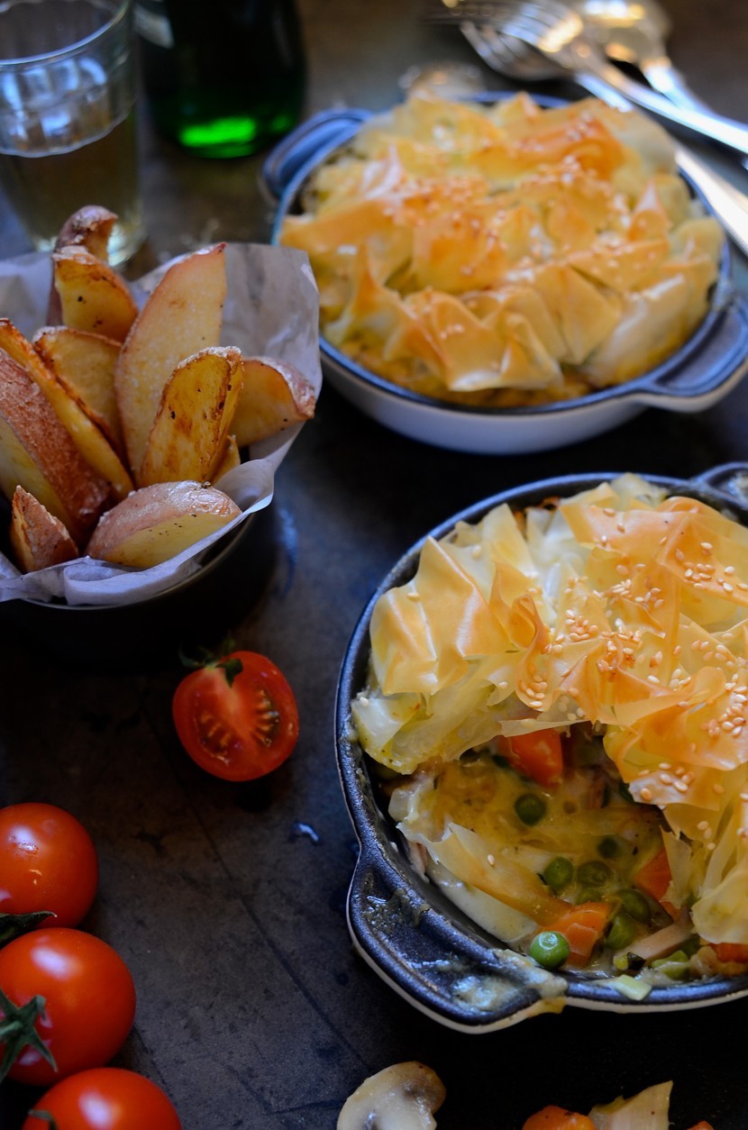 Chicken pot pies