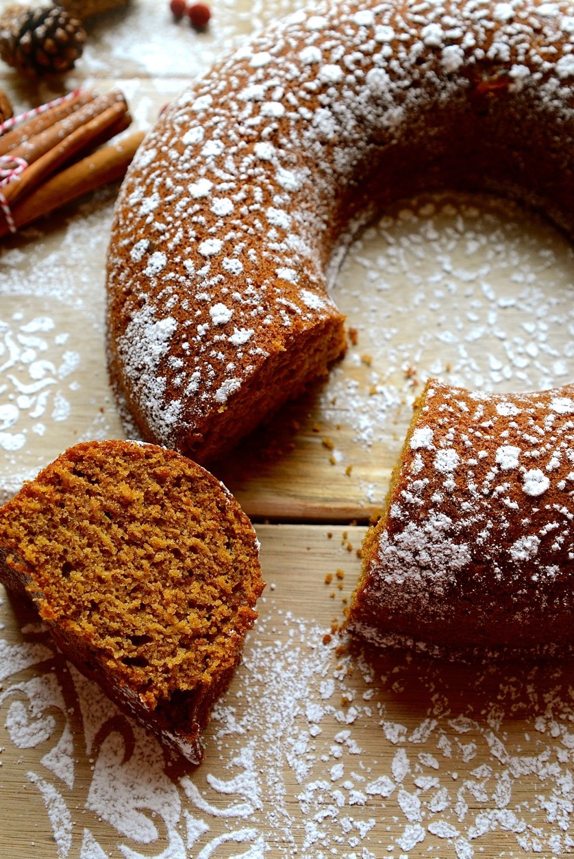 Gingerbread Bundt Cake, a spicy wintry treat - Blossom to Stem