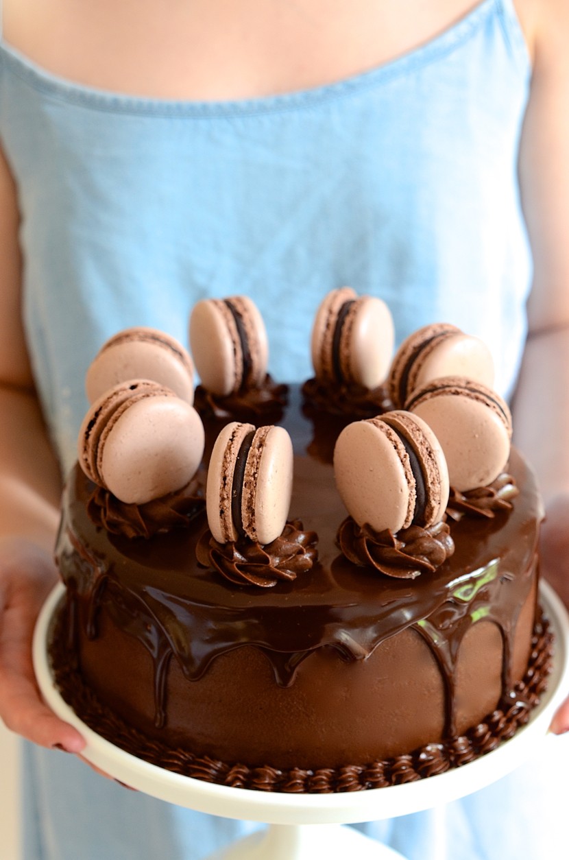 The ultimate layered chocolate cake