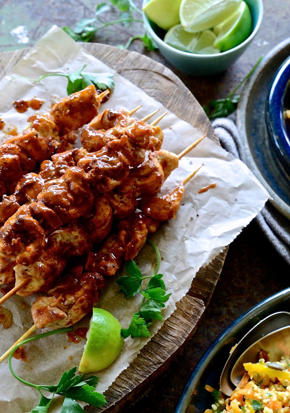 Spiced chicken Kebabs