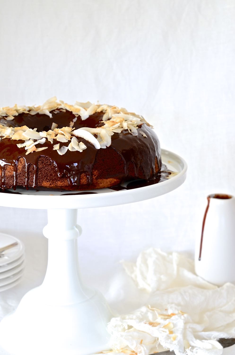 Marbled banana bread Bundt