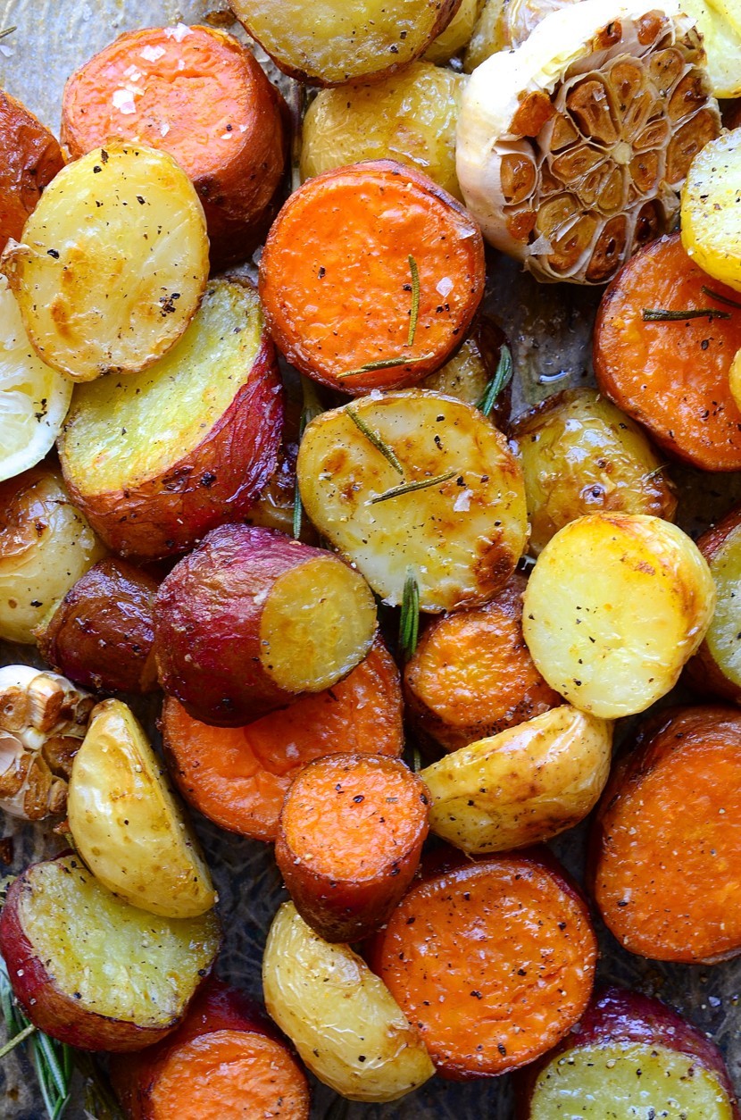 Rosemary roast potatoes|garlic and lemon