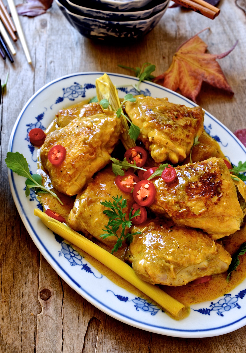 Yellow Thai chicken curry 