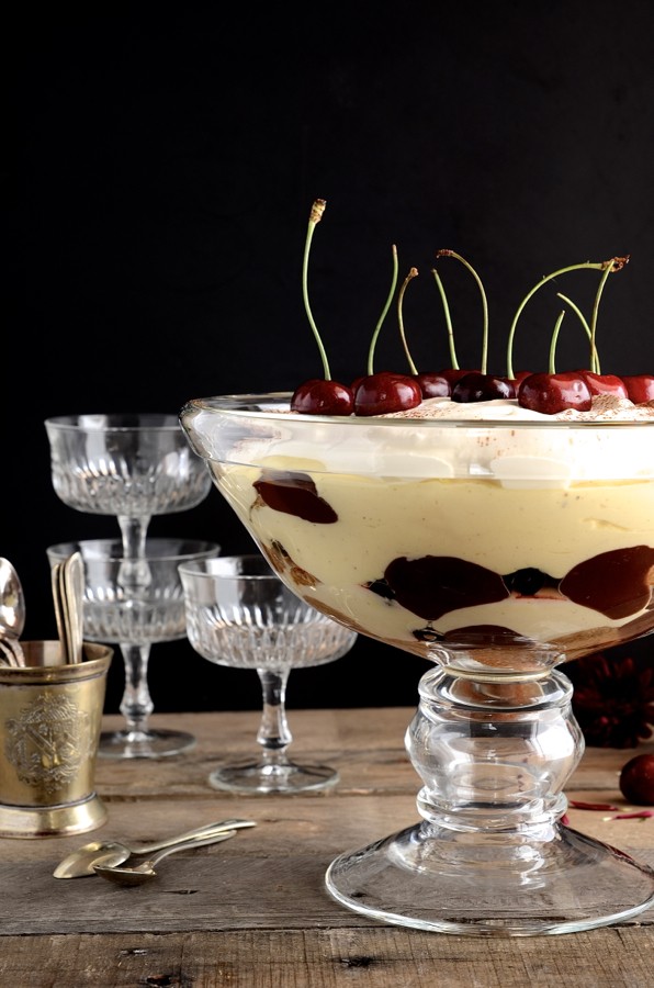 Black forest tiramisu