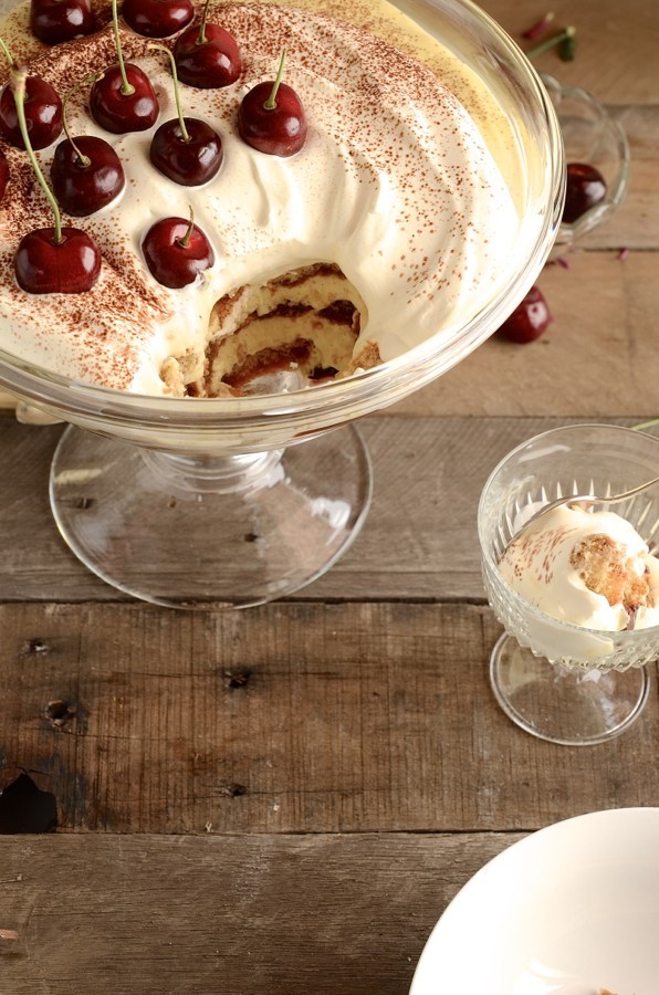 Black forest tiramisu