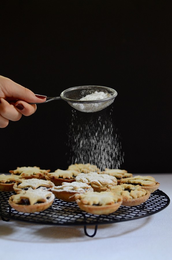 Cookie cutter mince pies Bibby's kitchen Christmas baking