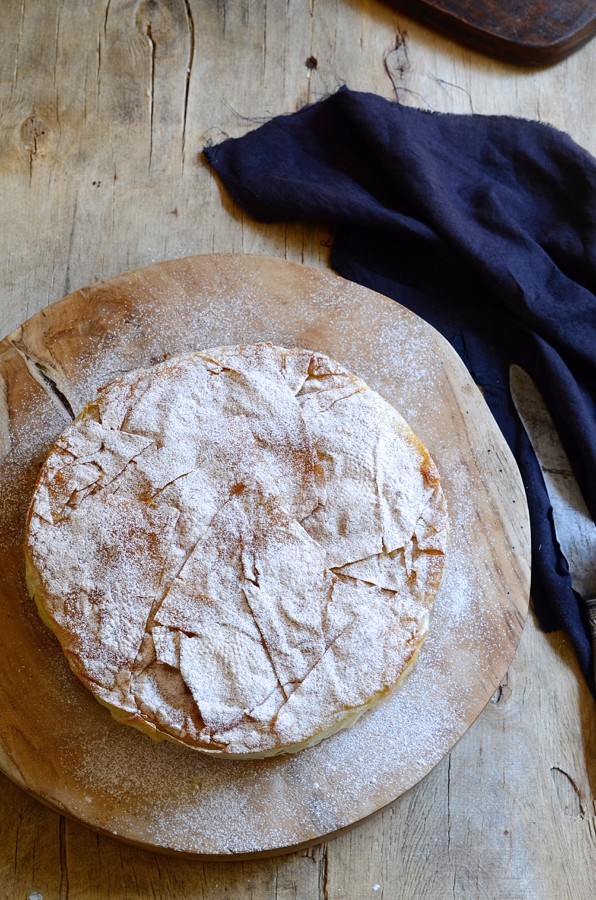 Chicken pastilla with freekeh and almonds