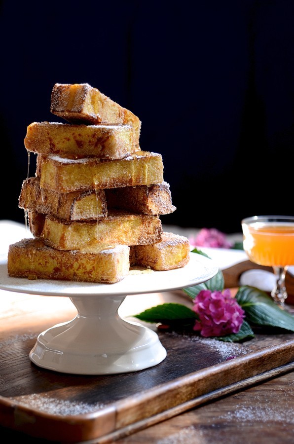 Churros french toast stack