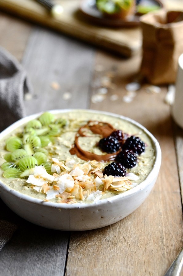 Matcha bircher muesli | Bibbyskitchen Healthy breakfast recipes