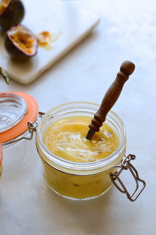 easy granadilla curd