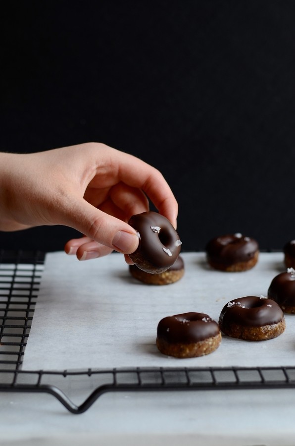 Chewy no-bake mini donuts