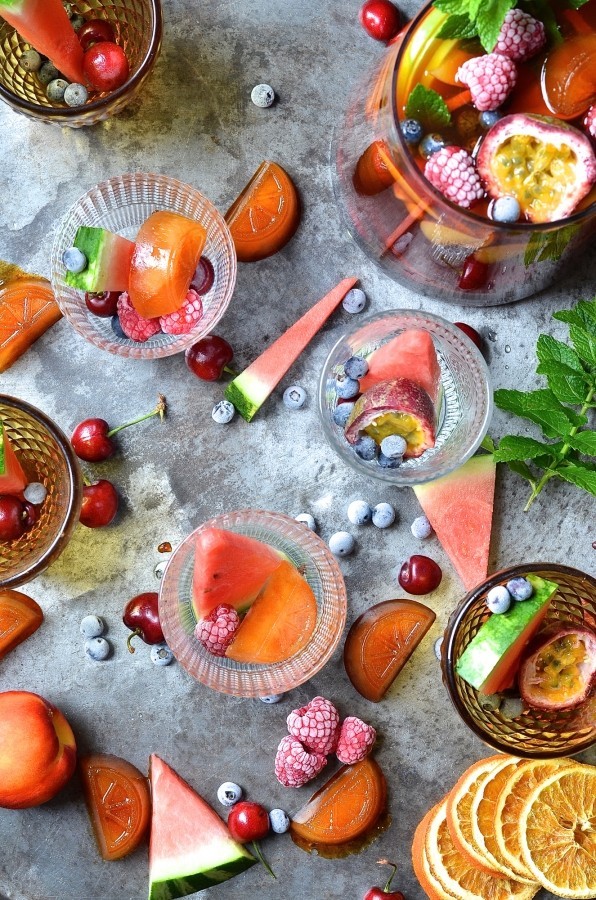 Mocktail rooibos sangria Best summer alcoholfree drinks