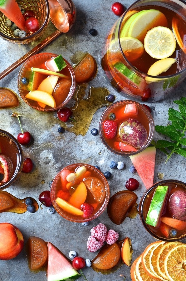 mocktail rooibos sangria