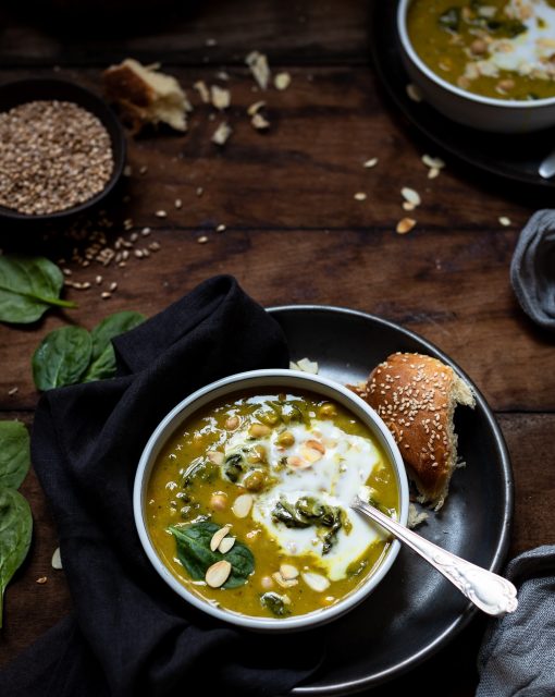 Tunisian chickpea soup