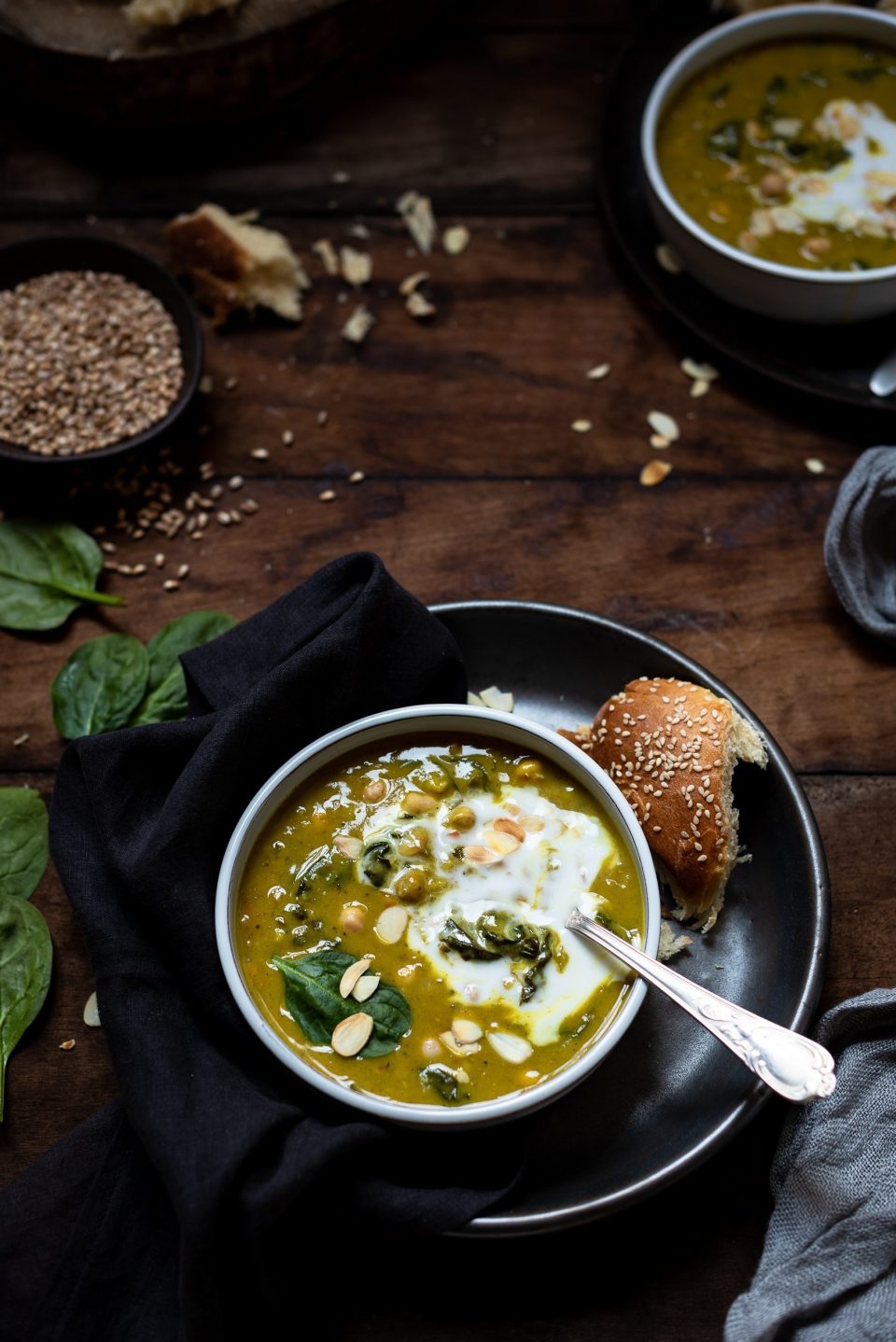 Tunisian chickpea soup