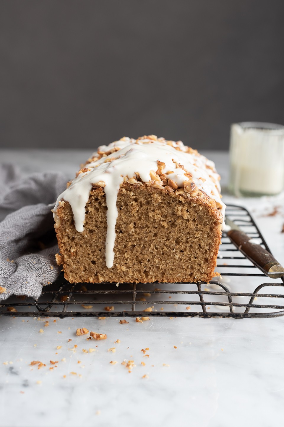 Blender coconut banana bread Bibbyskitchen baking recipes