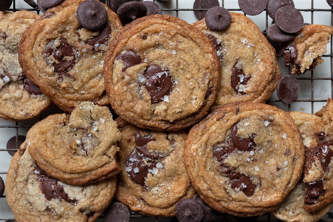 The best halva chocolate chip cookies Bibbyskitchen 36