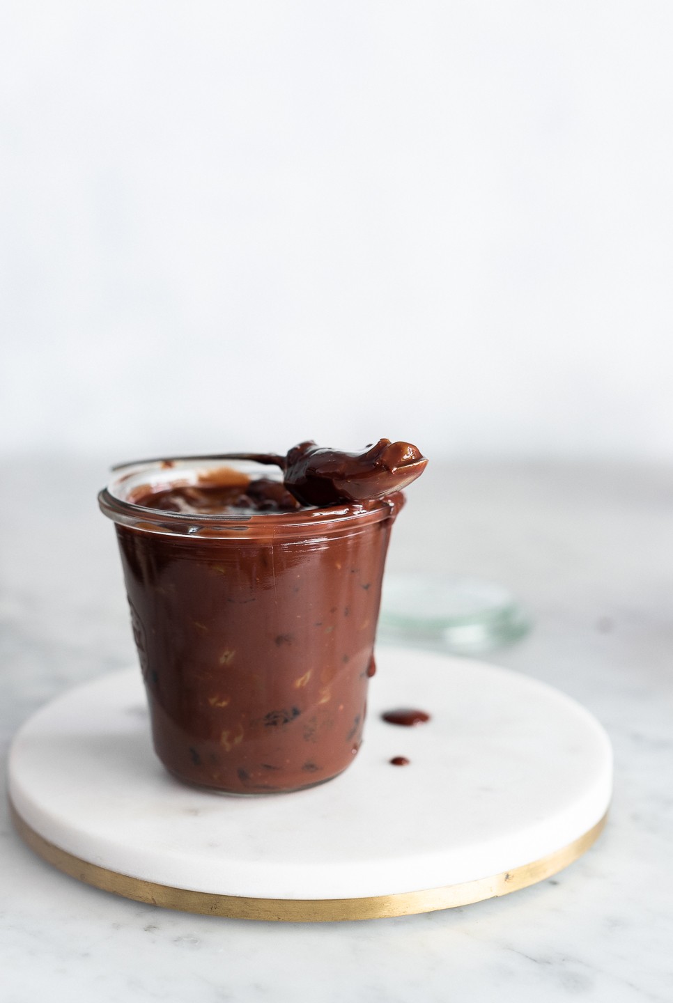 Christmas pudding chocolate sauce