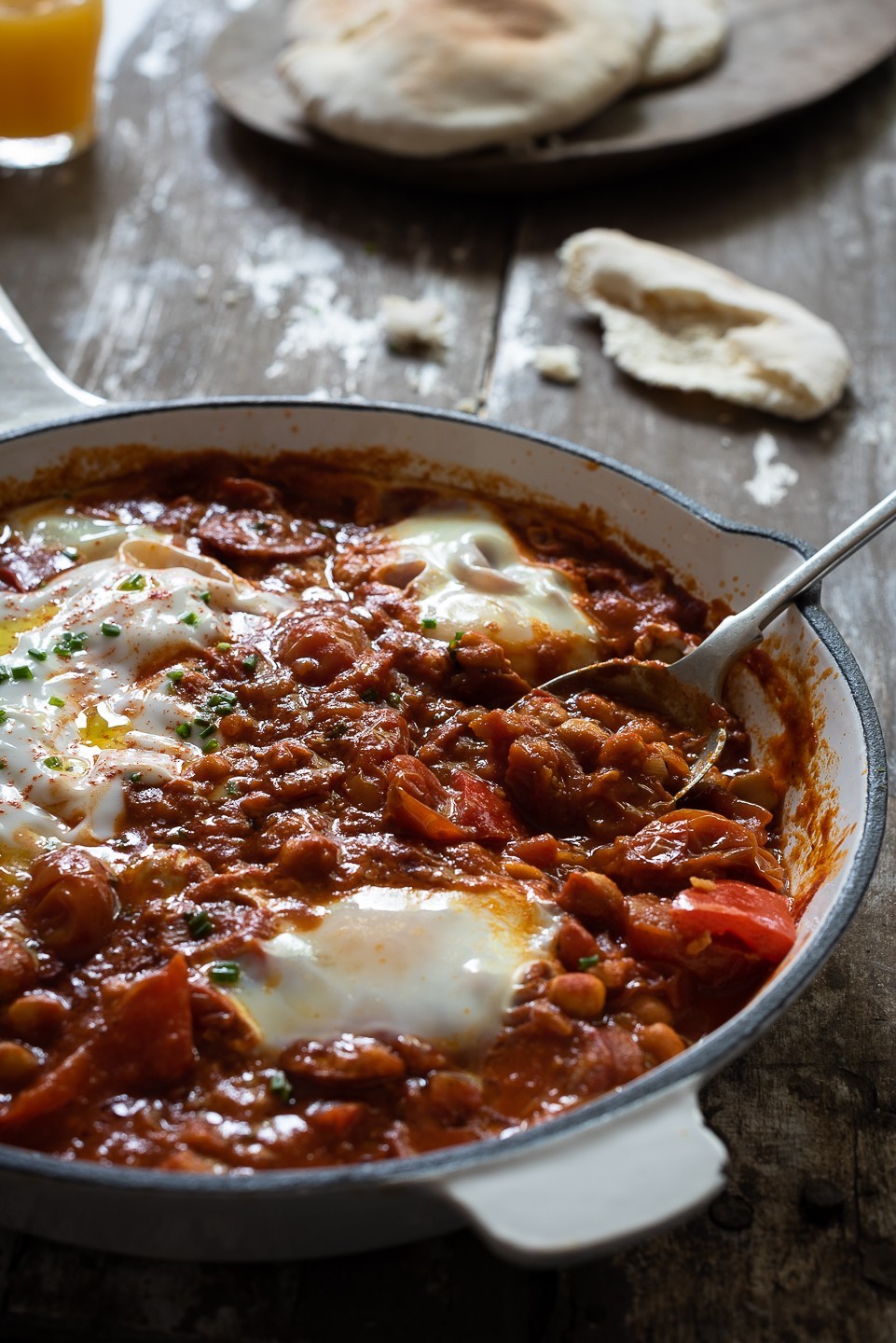 Chorizo shakshuka | Bibby's Kitchen at 36 | Breakfast recipes