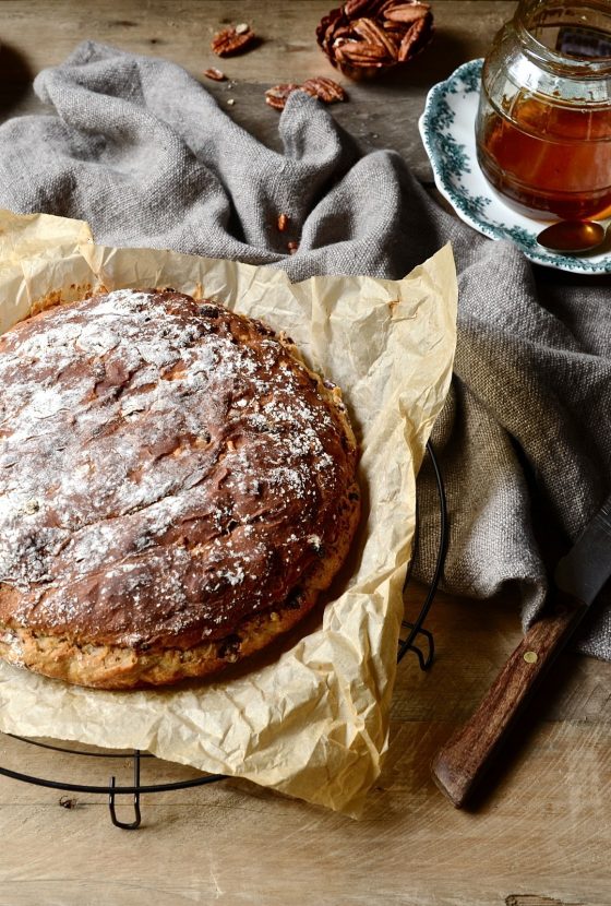 No prove hot cross bun bread Bibbyskitchen recipes Bread