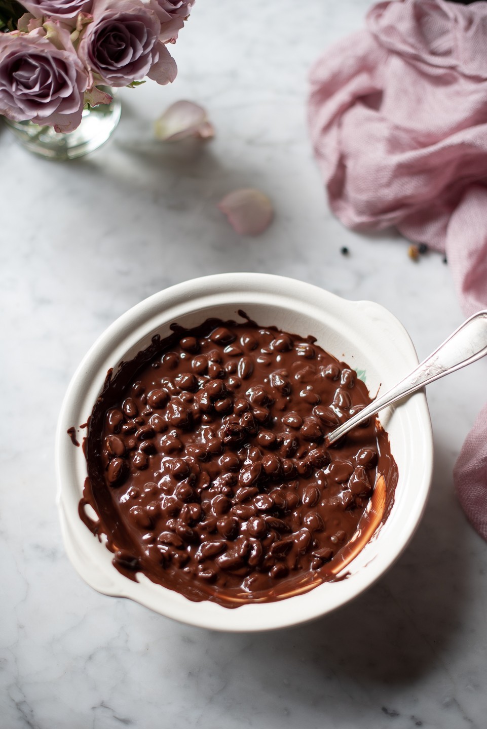 The nuttiest chocolate bark