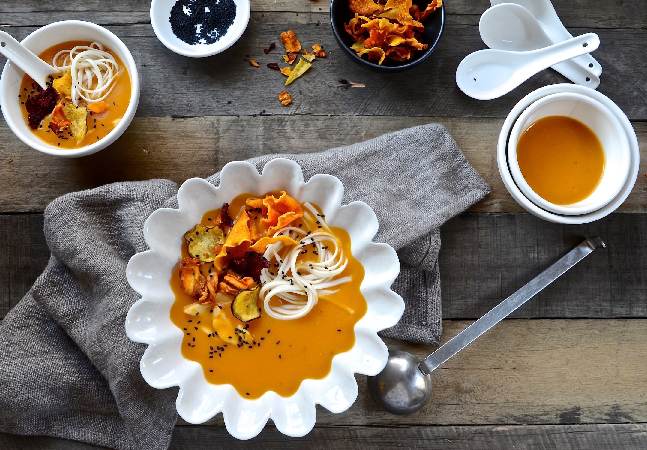 Red Thai butternut soup