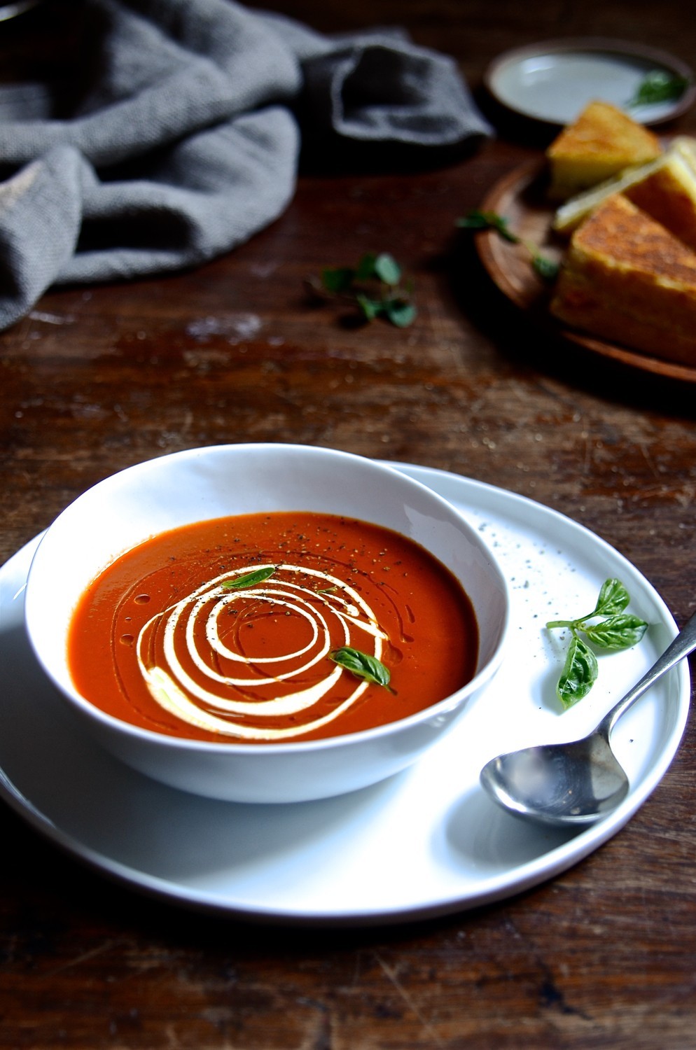 A simple sundried tomato soup