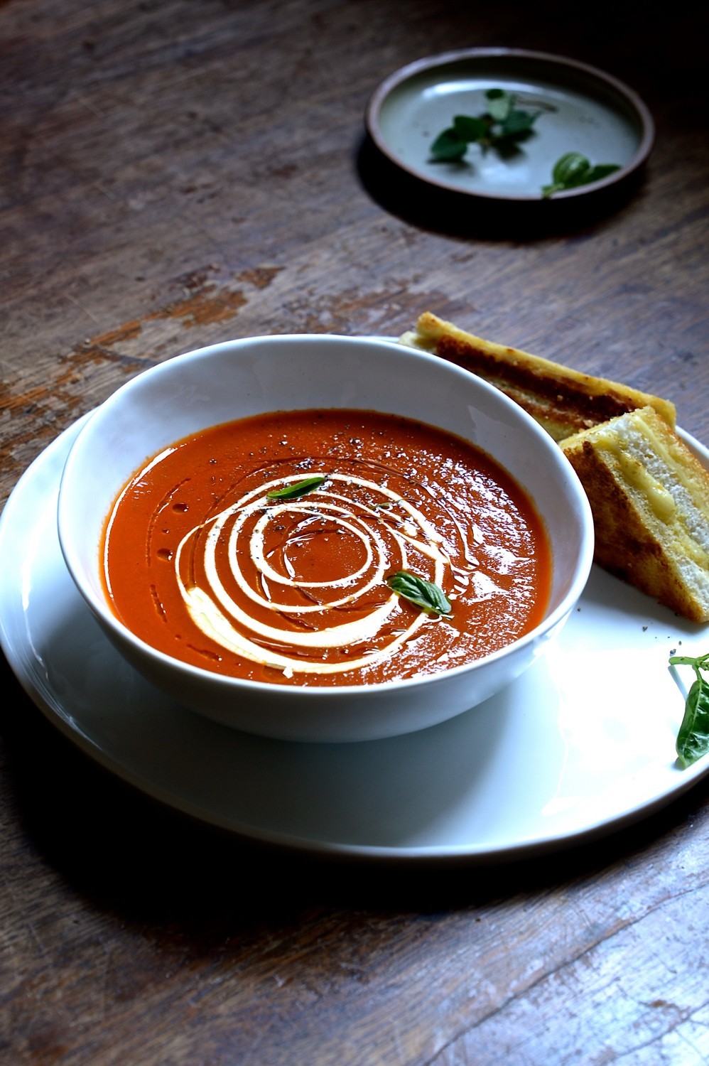 A simple sundried tomato soup