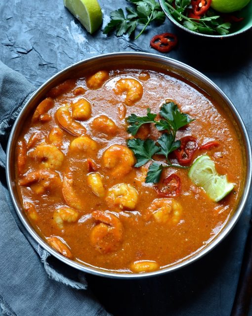 Prawn and coconut cream curry