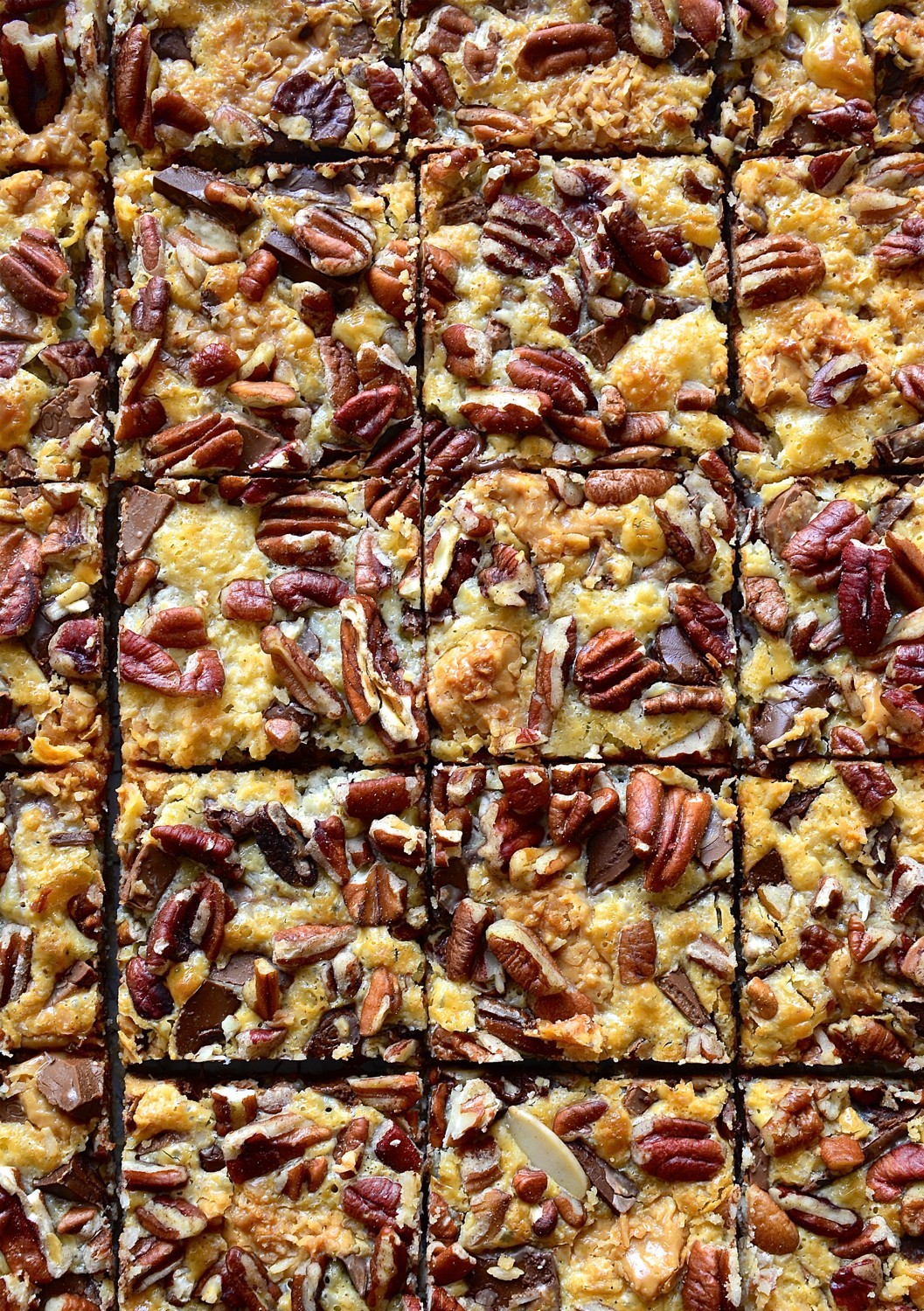 Seven layer peanut butter magic bars