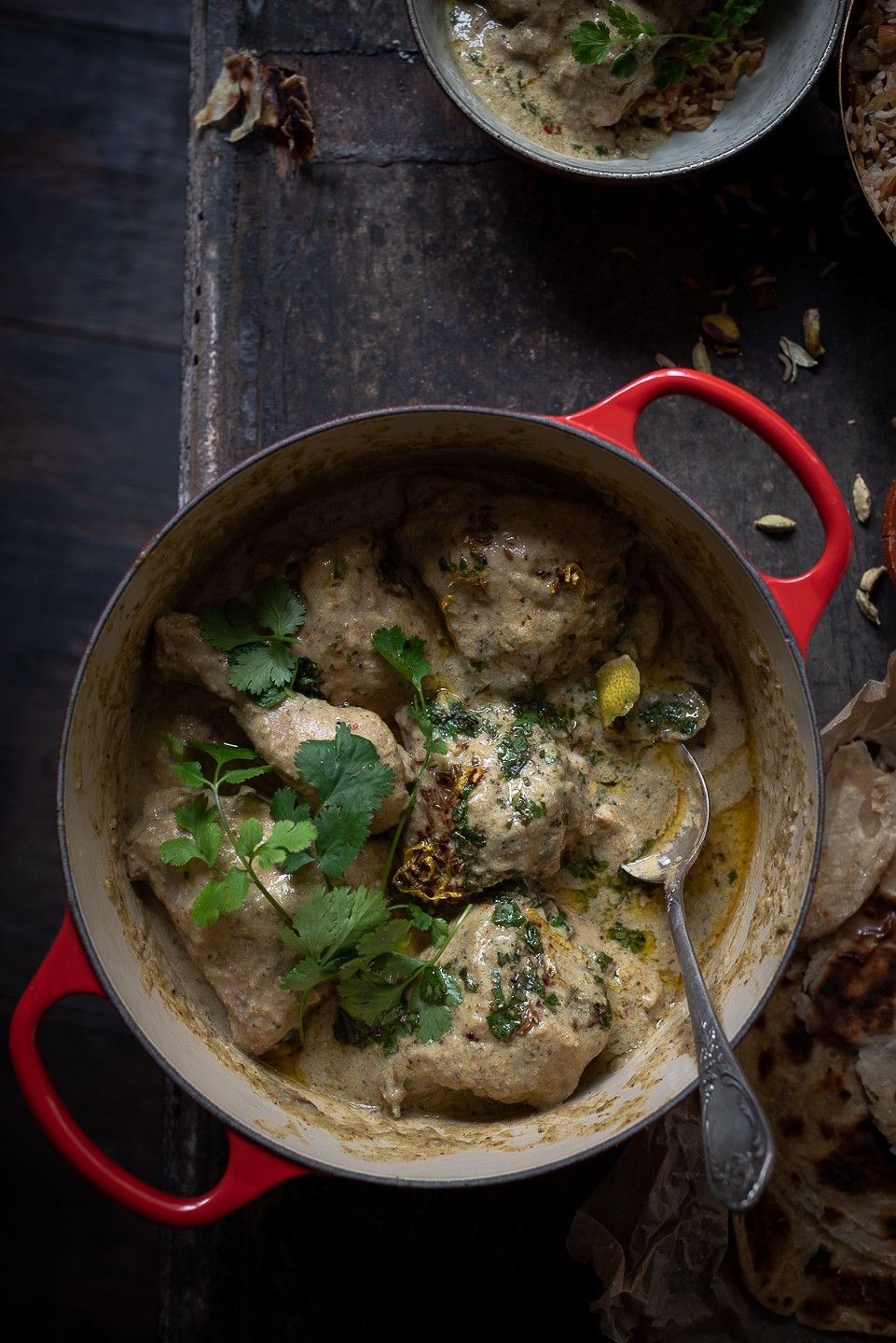 Coconut and pistachio chicken Korma