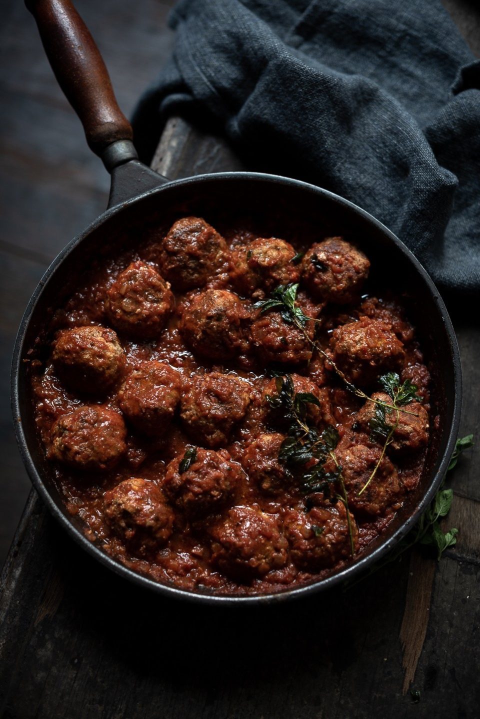 Ottolenghi's ricotta and oregano meatballs
