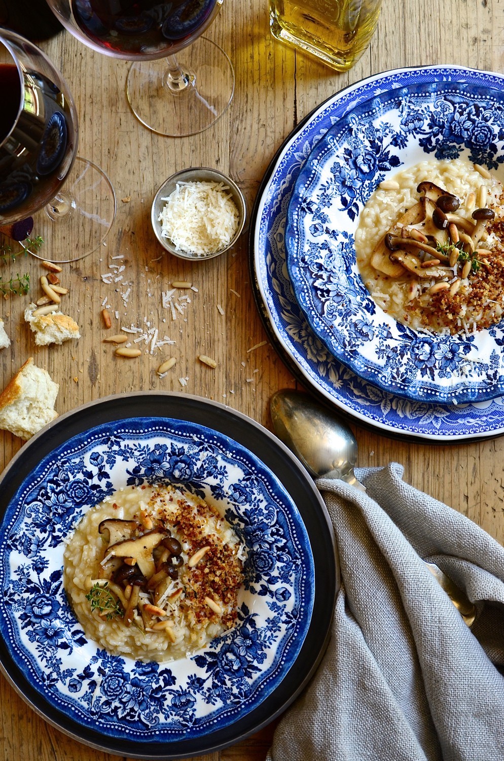 Brown butter risotto