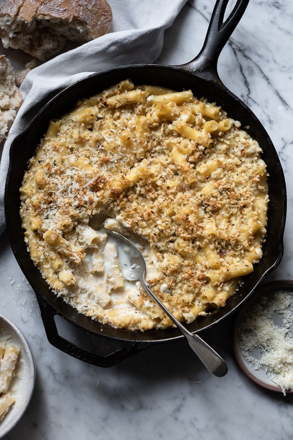 Creamy cauliflower Mac and Cheese