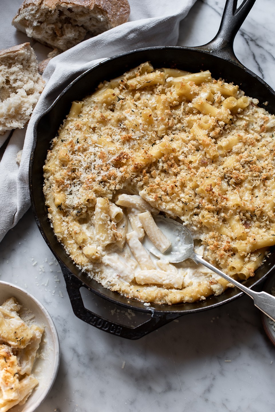 Creamy cauliflower Mac and Cheese