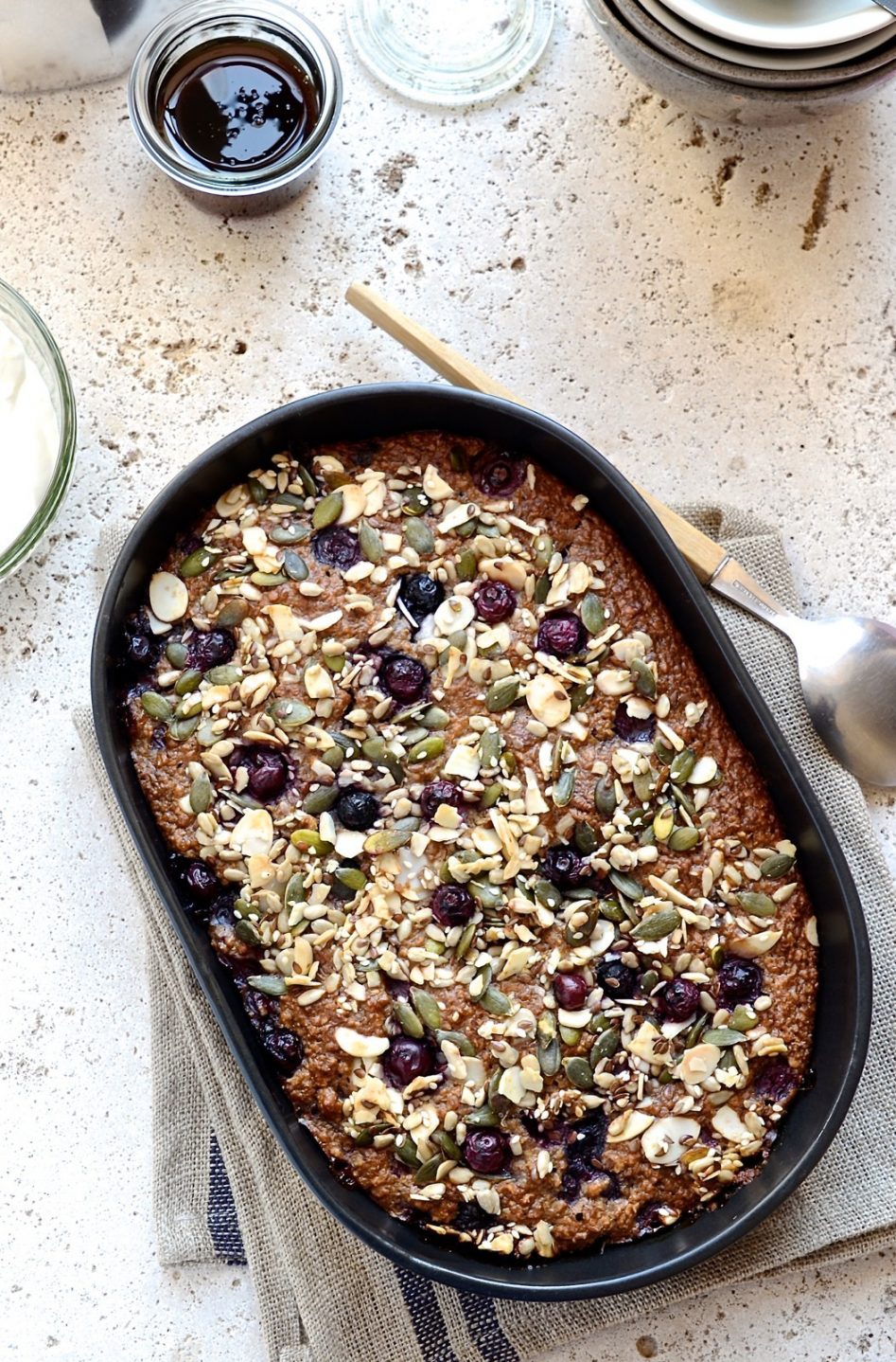Baked Blueberry oatmeal