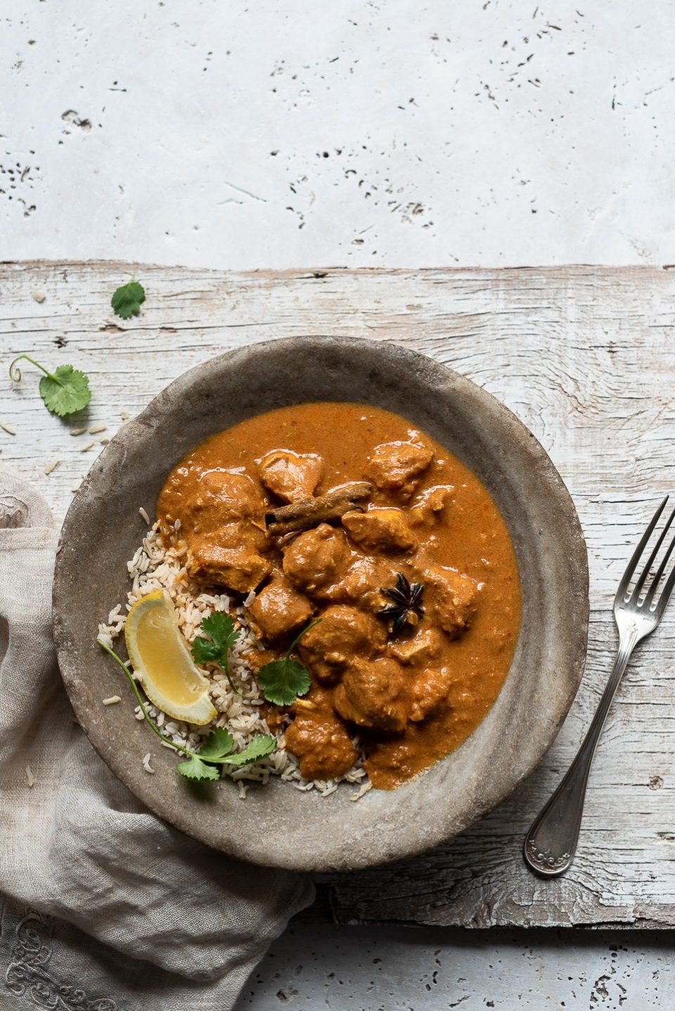 Healthy butter chicken curry
