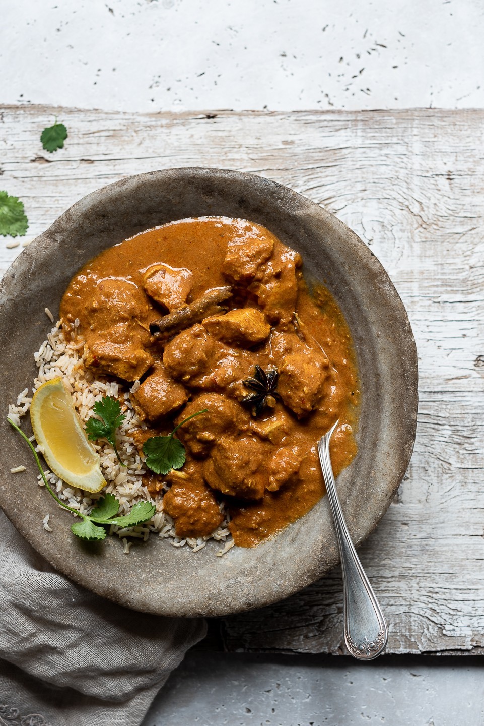 Healthy butter chicken curry