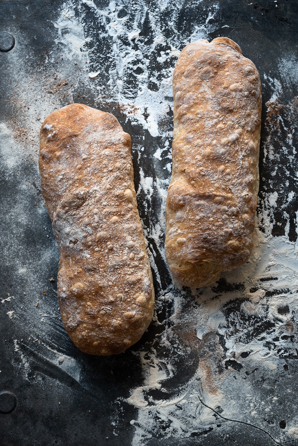 Overnight ciabatta from Bibby's Kitchen Cookbook