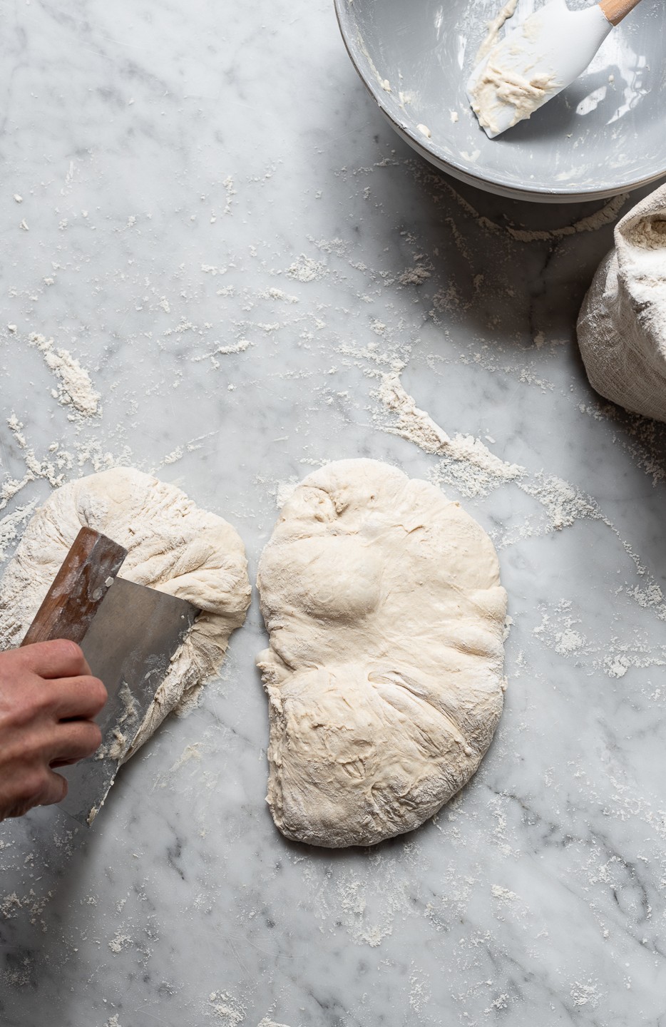 Overnight ciabatta from Bibby's Kitchen Cookbook