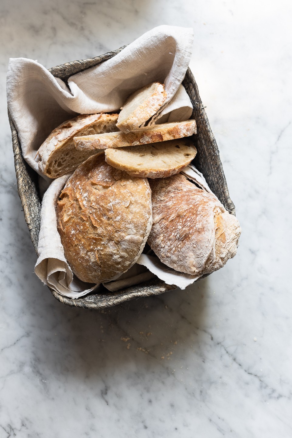 Overnight ciabatta from Bibby's Kitchen Cookbook