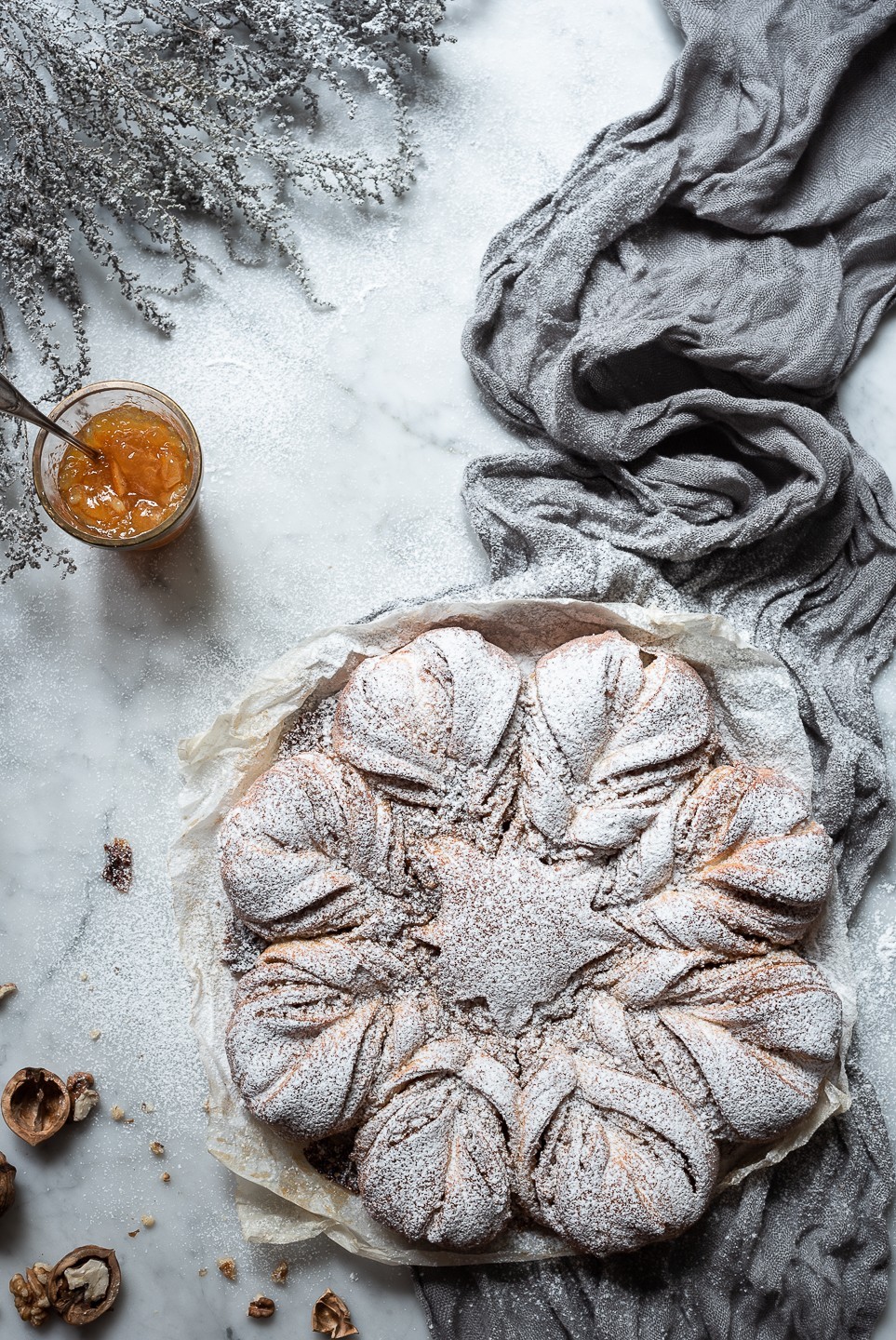 Baklava Snowflake star bread