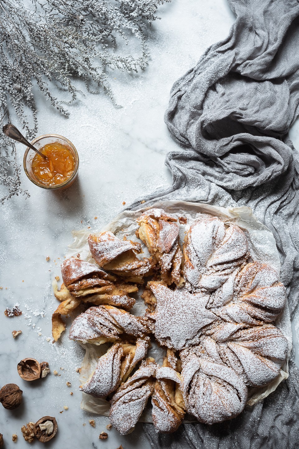 Baklava Snowflake star bread