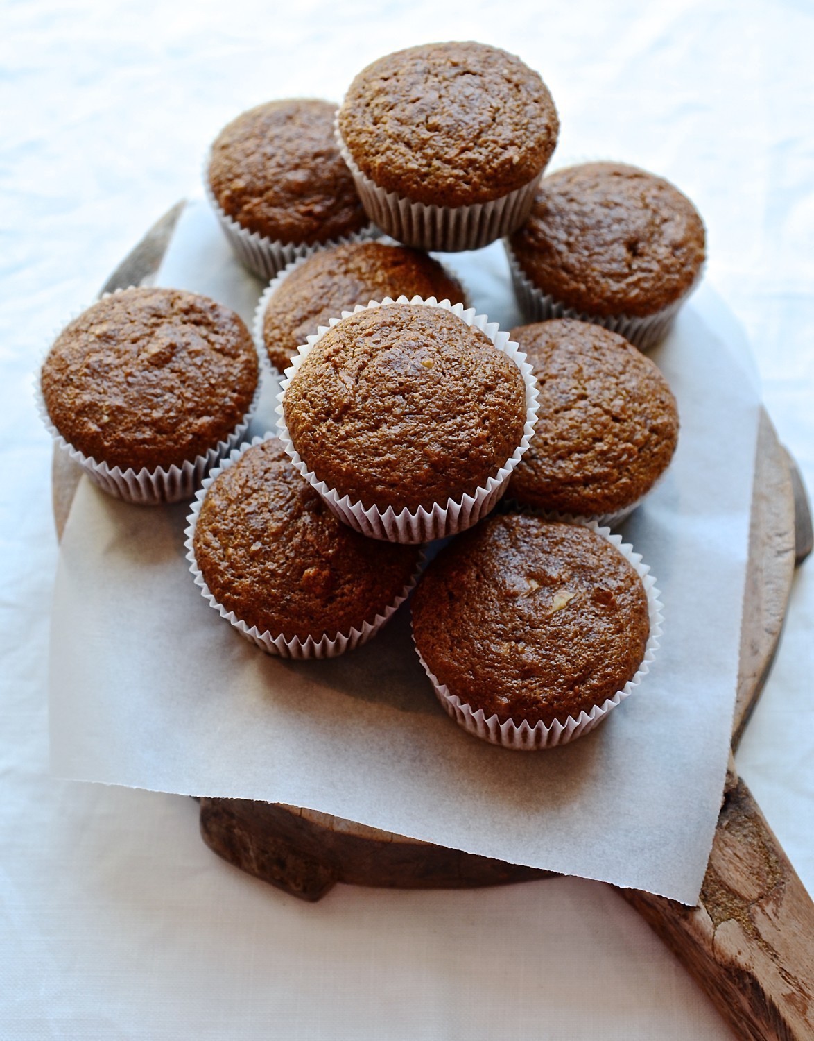 Carrot and apple bran muffins
