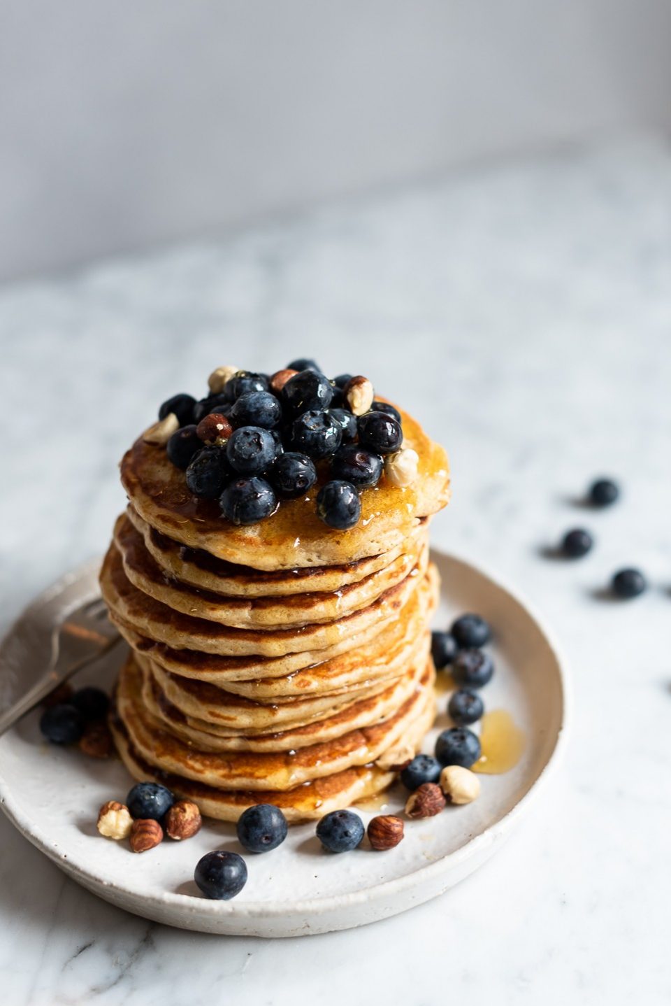 Buckwheat and buttermilk pancakes