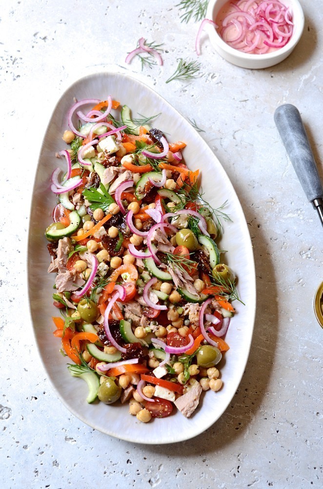 Mediterannean tuna salad