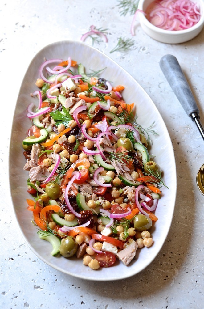 Mediterannean tuna salad