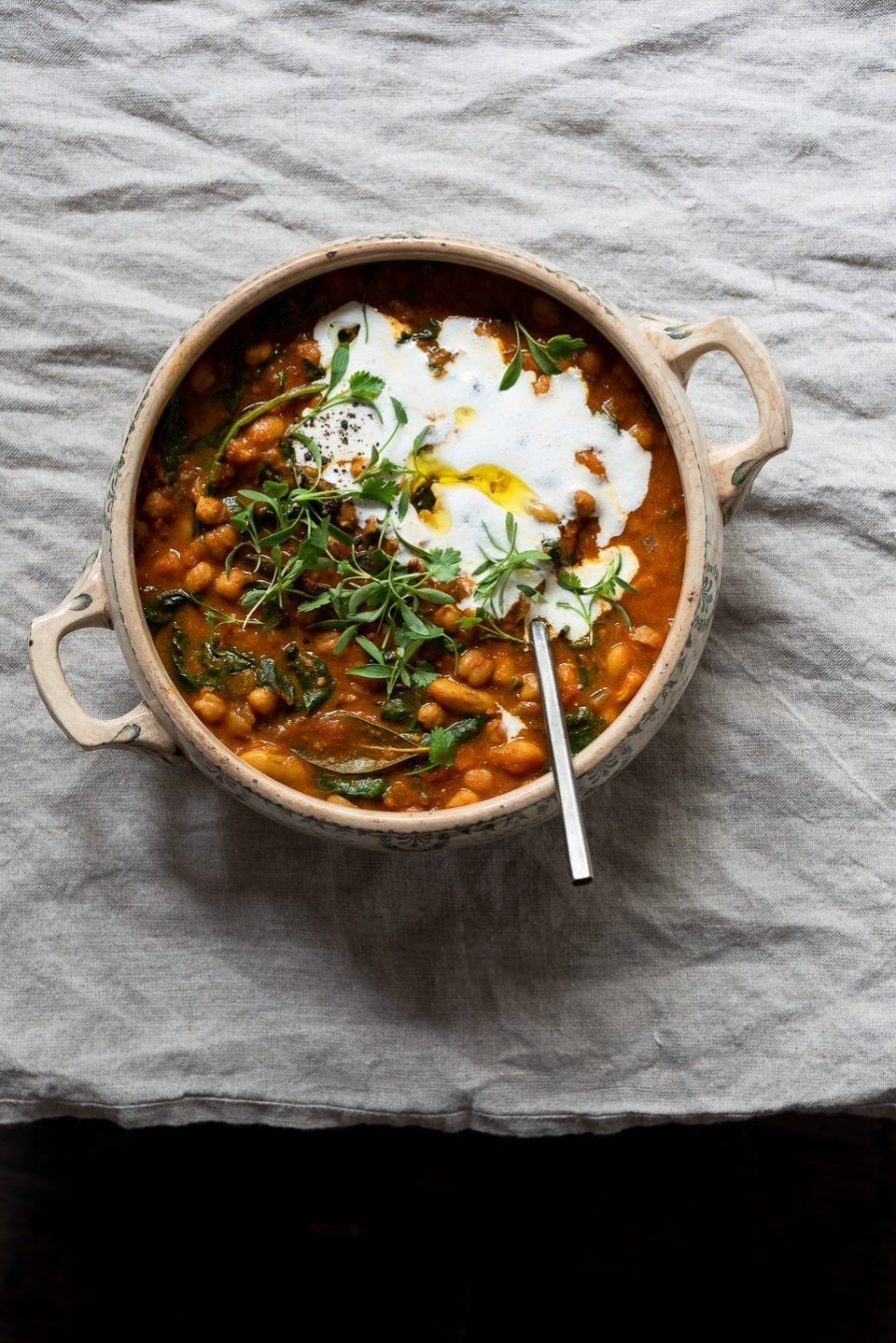 Ginger and turmeric chickpea stew